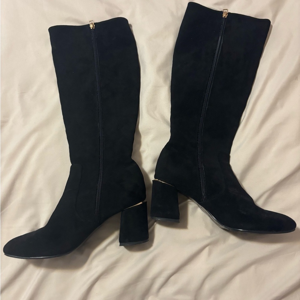 Louis Vuitton Black Heeled Boots